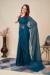 Picture of Bewitching Georgette Teal Saree