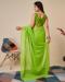 Picture of Well Formed Georgette Olive Drab Saree