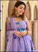 Picture of Exquisite Georgette Medium Purple Readymade Gown