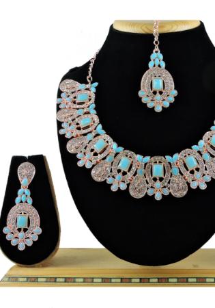 Picture of Fascinating Dim Gray Necklace Set