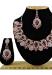 Picture of Taking Maroon Necklace Set