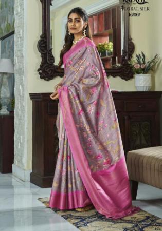 Picture of Gorgeous Silk Indian Red Saree