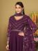 Picture of Georgette Medium Orchid Anarkali Salwar Kameez