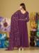 Picture of Georgette Medium Orchid Anarkali Salwar Kameez