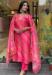 Picture of Well Formed Silk Deep Pink Readymade Salwar Kameez