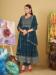 Picture of Georgette Dark Slate Grey Anarkali Salwar Kameez