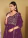 Picture of Taking Georgette Violet Anarkali Salwar Kameez