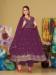 Picture of Taking Georgette Violet Anarkali Salwar Kameez