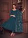 Picture of Georgette Dark Slate Grey Anarkali Salwar Kameez