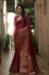 Picture of Elegant Silk Saddle Brown Saree