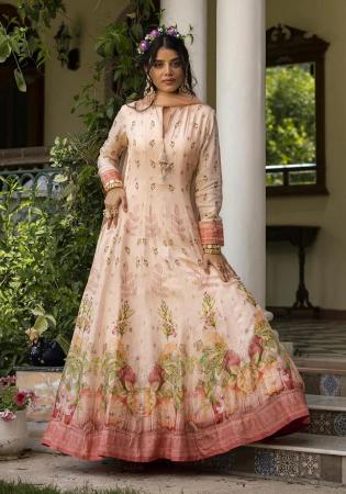 Picture of Marvelous Chiffon Linen Readymade Salwar Kameez