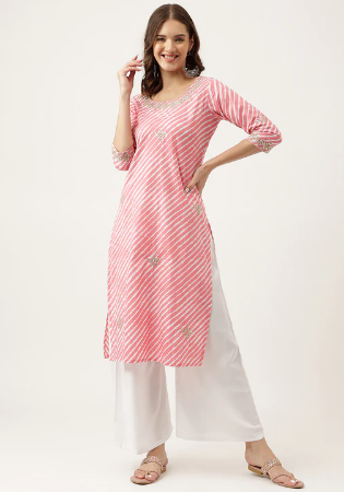 Picture of Sublime Cotton Dark Salmon Kurtis & Tunic