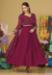 Picture of Georgette Medium Violet Red Anarkali Salwar Kameez