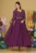 Picture of Fine Georgette Purple Anarkali Salwar Kameez