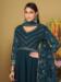 Picture of Georgette Dark Slate Grey Anarkali Salwar Kameez