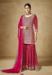 Picture of Magnificent Chiffon Deep Pink Straight Cut Salwar Kameez