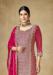 Picture of Magnificent Chiffon Deep Pink Straight Cut Salwar Kameez