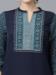 Picture of Beautiful Crepe Navy Blue Kurtis & Tunic