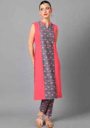 Picture of Marvelous Crepe Salmon Kurtis & Tunic