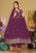 Picture of Marvelous Georgette Purple Anarkali Salwar Kameez