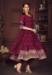 Picture of Lovely Georgette Deep Pink Anarkali Salwar Kameez