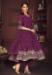 Picture of Marvelous Georgette Purple Anarkali Salwar Kameez