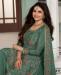 Picture of Magnificent Chiffon Sea Green Straight Cut Salwar Kameez