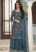 Picture of Radiant Chiffon Grey Straight Cut Salwar Kameez