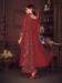 Picture of Lovely Georgette Maroon Anarkali Salwar Kameez