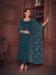 Picture of Georgette Dark Slate Grey Anarkali Salwar Kameez