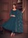 Picture of Georgette Dark Slate Grey Anarkali Salwar Kameez