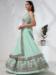 Picture of Georgette & Net Dark Sea Green Lehenga Choli