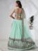 Picture of Georgette & Net Dark Sea Green Lehenga Choli