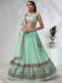 Picture of Georgette & Net Dark Sea Green Lehenga Choli