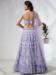 Picture of Georgette & Net Light Steel Blue Lehenga Choli