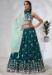 Picture of Amazing Georgette & Net Teal Lehenga Choli