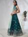 Picture of Amazing Georgette & Net Teal Lehenga Choli