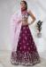 Picture of Amazing Georgette & Net Maroon Lehenga Choli