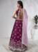 Picture of Amazing Georgette & Net Maroon Lehenga Choli