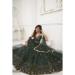 Picture of Graceful Net Dark Slate Grey Lehenga Choli