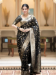 Picture of Gorgeous Silk Black Saree