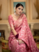 Picture of Ideal Silk Coral Saree