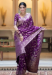 Picture of Exquisite Silk Purple Saree