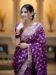 Picture of Exquisite Silk Purple Saree