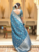 Picture of Well Formed Silk Cadet Blue Saree