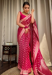 Picture of Ravishing Silk Pale Violet Red Saree