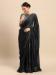 Picture of Wonderful Georgette & Satin & Silk Black Saree