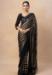 Picture of Excellent Georgette Dark Slate Grey Saree