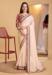 Picture of Charming Silk & Organza Pale Golden Rod Saree