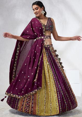 Picture of Pretty Chiffon & Silk Sienna Lehenga Choli